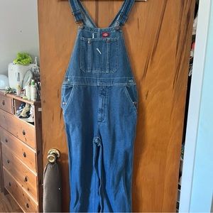 Dickies medium wash overalls